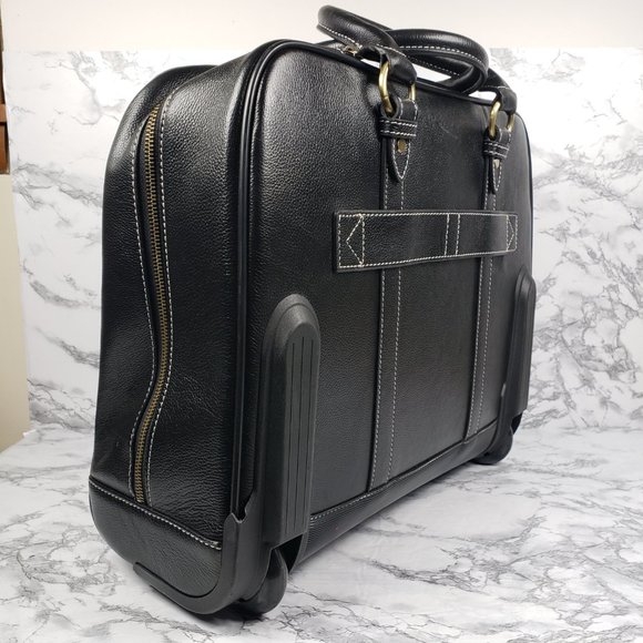 Clark and Mayfield Leather Hawthorn Travel Attache Laptop File - Picture 6 of 13